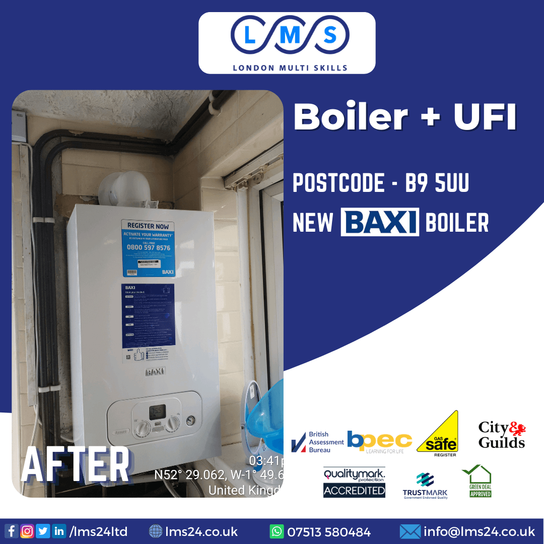 Boiler UFI B9 5UU New Baxi Boiler